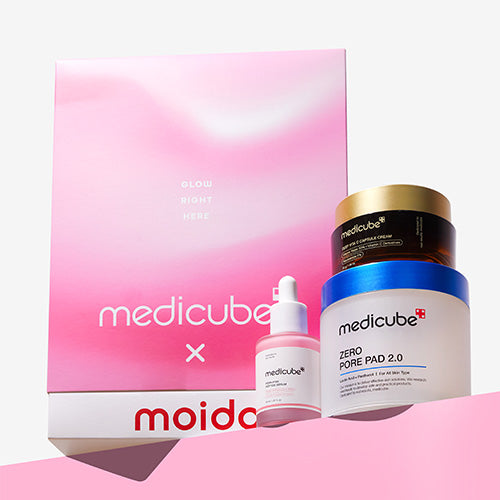 *Special Price* MOIDA BOX [MEDICUBE] Beginner Routine Skincare Box (Pad + Serum + Cream)