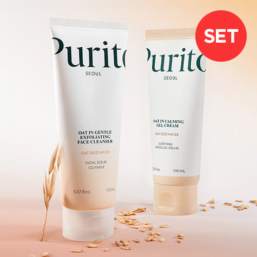 SET [Purito Seoul] Oat in Calming Gel Cream 100ml+Cleanser 150ml