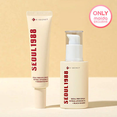MOIDA SET [KSECRET] SEOUL 1988 Anti-Aging Care Duo (Eye Cream & Serum)