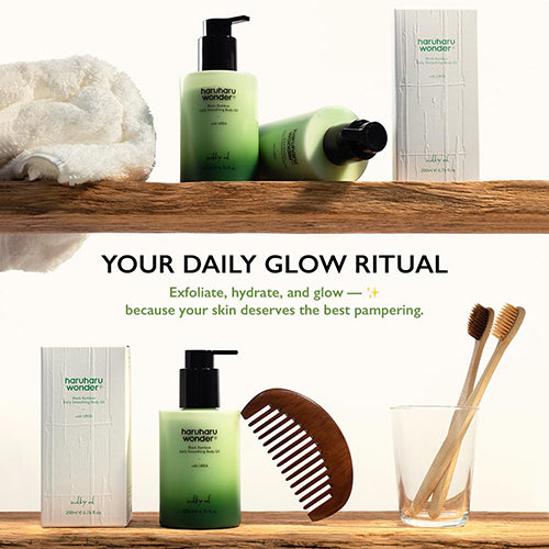 [haruharu wonder] Black Bamboo Daily Soothing Body Oil 200ml