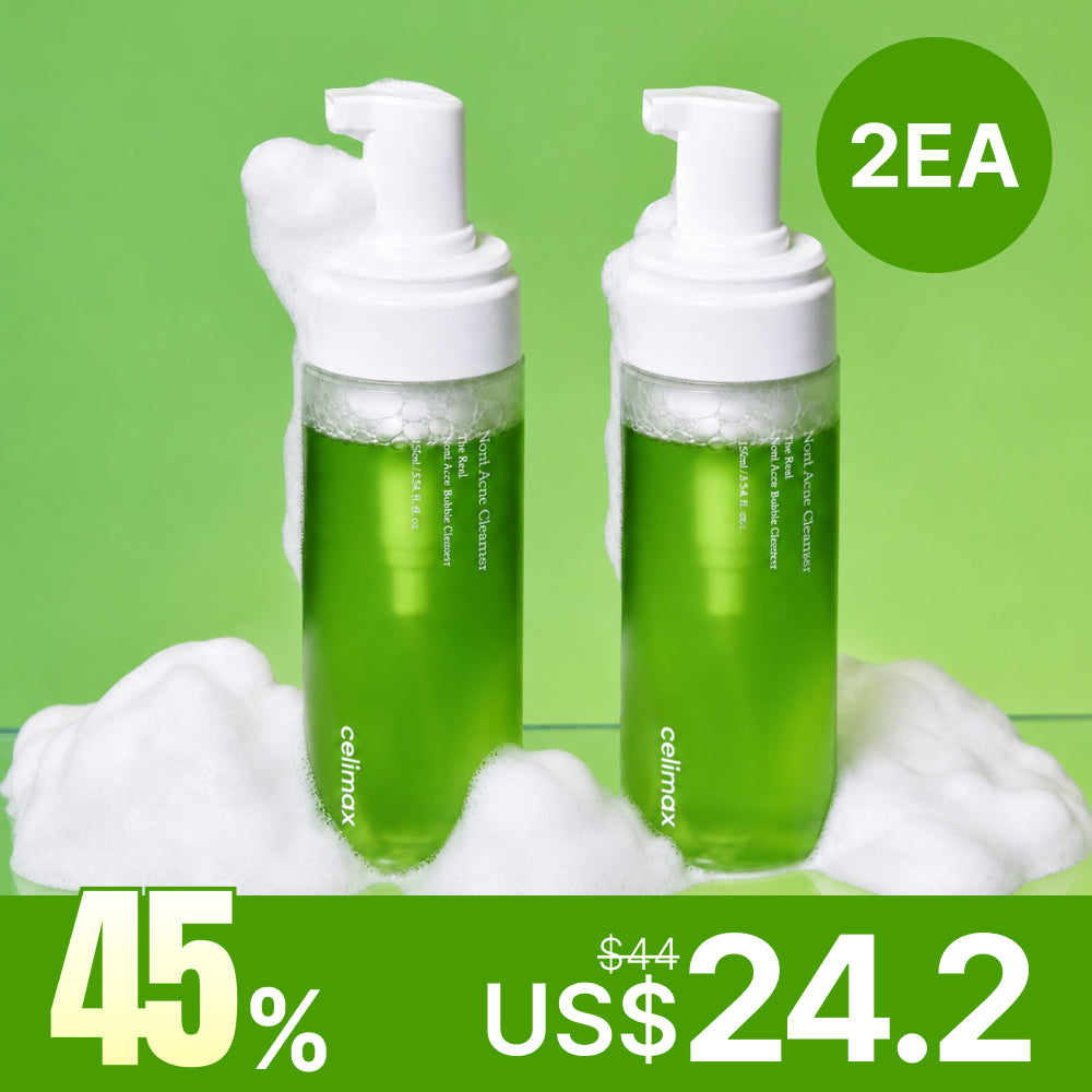 *Special Price* 2EA [celimax] Noni Acne Bubble Cleanser 155ml Double Pack (2ea)
