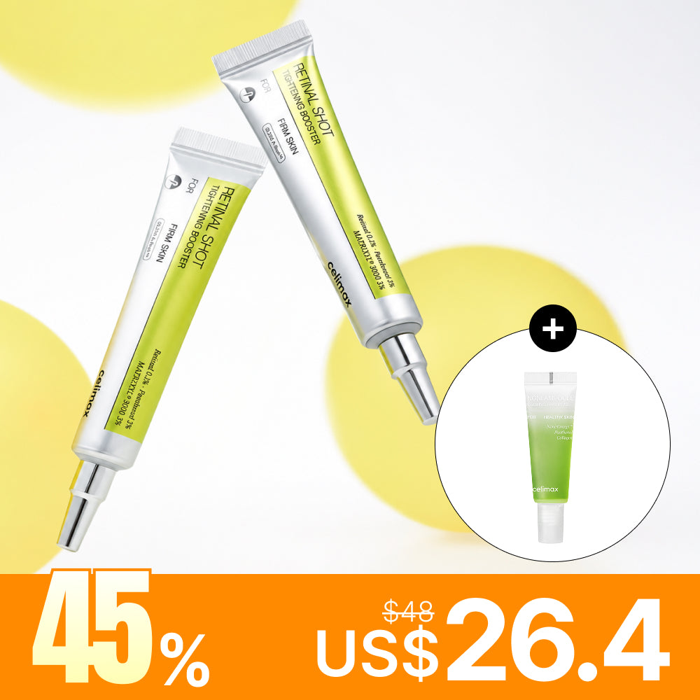 *Special Price* 2EA [celimax] THE Vita-A Retinal Shot Tightening Booster 15ml Double Pack (2ea)