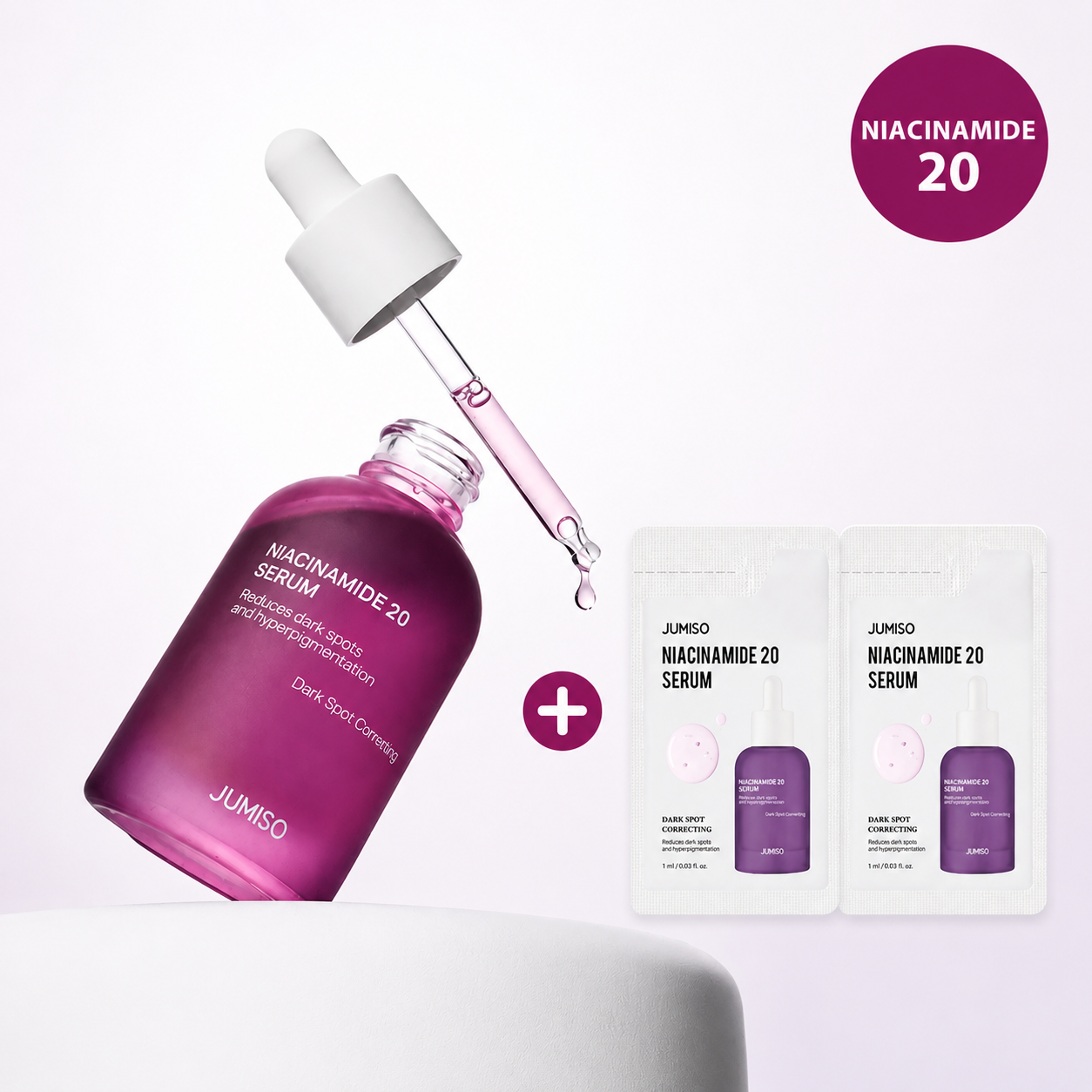 [Jumiso] Niacinamide 20 Serum 40ml + FREE GIFT (2 Samples)