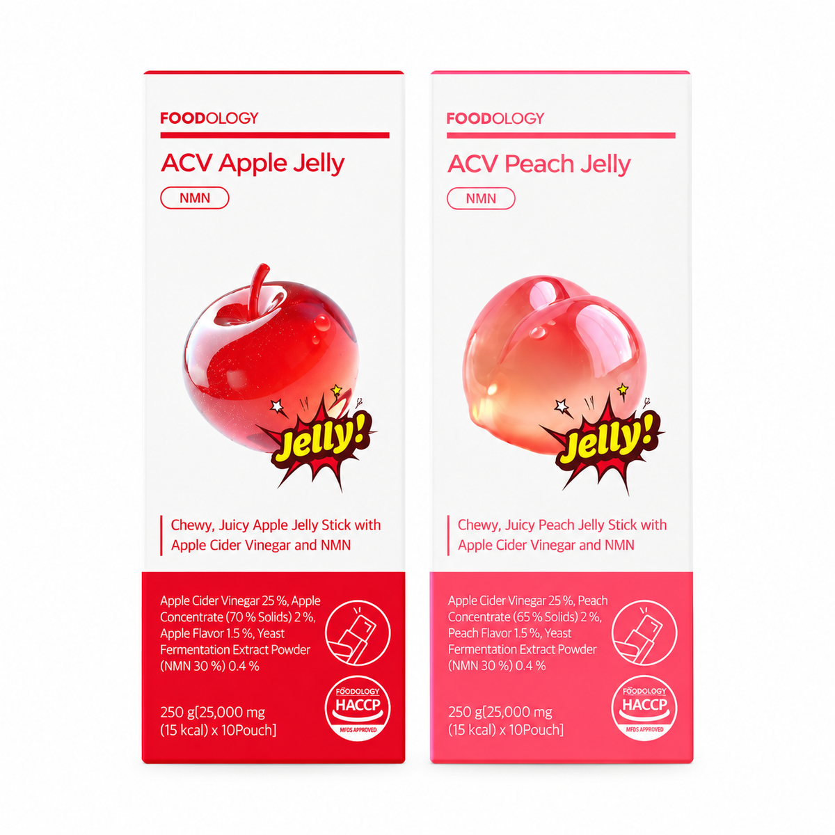 [Foodology] Apple Cider Vinegar Jelly (2 flavors)
