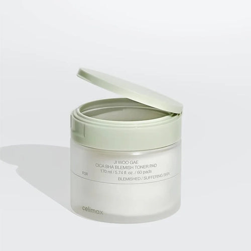 [celimax] Ji Woo Gae Cica BHA Blemish Toner Pad (60pads)