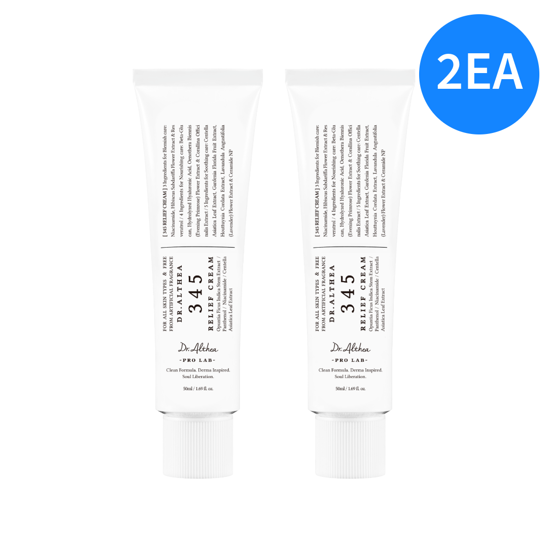2EA [Dr. Althea] *renewal* 345 Relief Cream 50ml Double Pack (2ea) *Special Price*