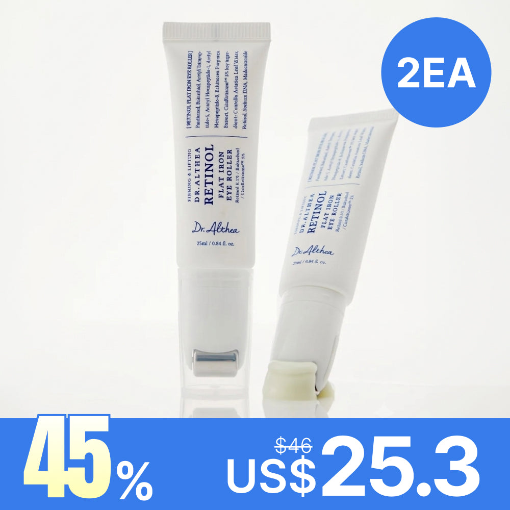 *Special Price* 2EA [Dr.Althea] Retinol Flat Iron Eye Roller 25ml Double Pack (2ea)