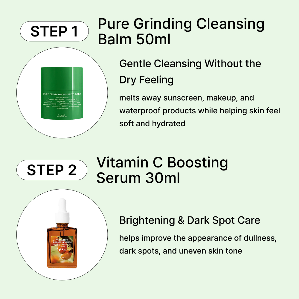 MOIDA BOX [Dr. Althea] Beginner Routine Box for Oily Skin (345 Cream + Vitamin C Serum + Cleansing Balm) *Special Price*