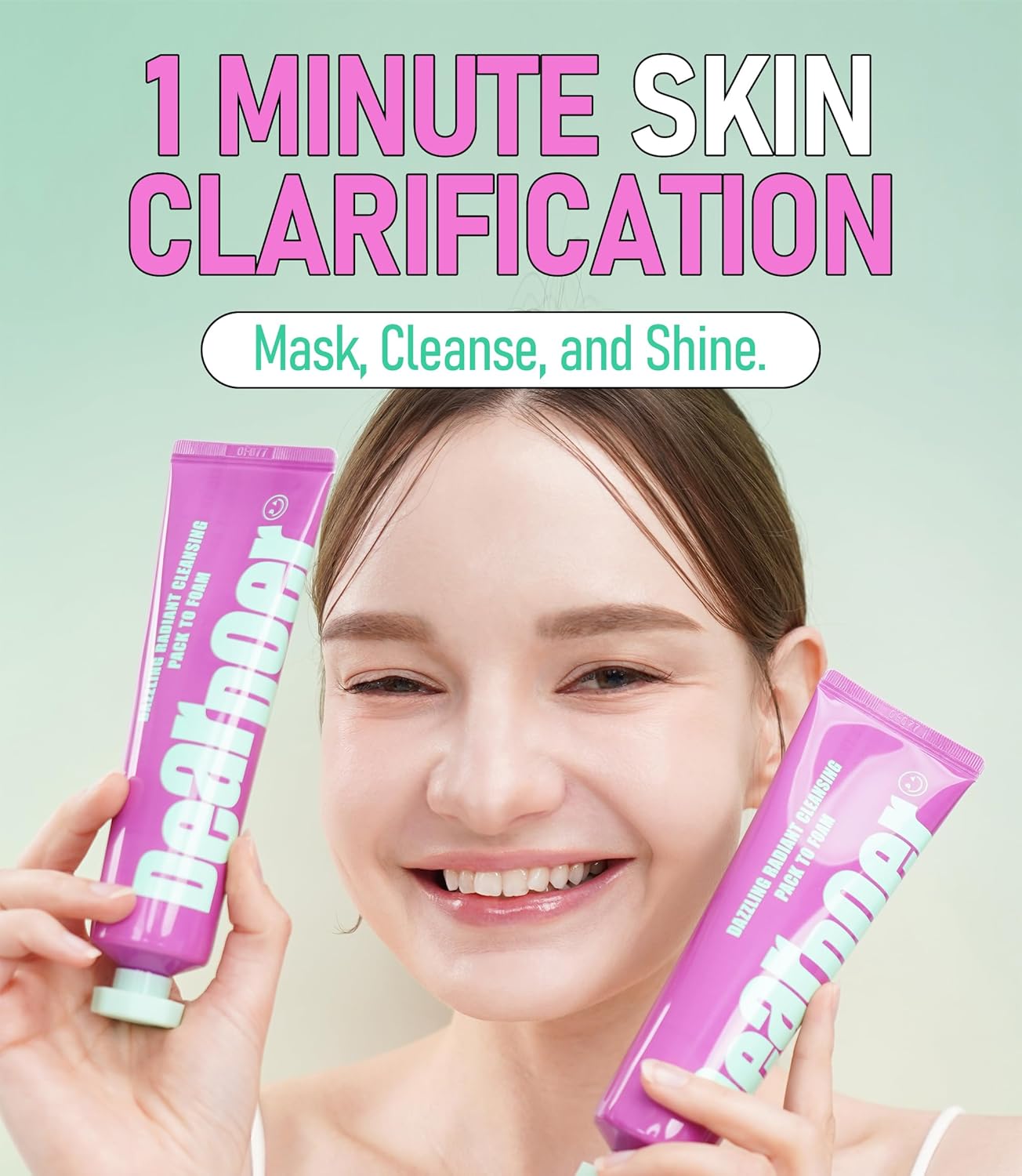 [Dear Doer] Dazzling Radiant Cleansing Pack To Foam 100ml