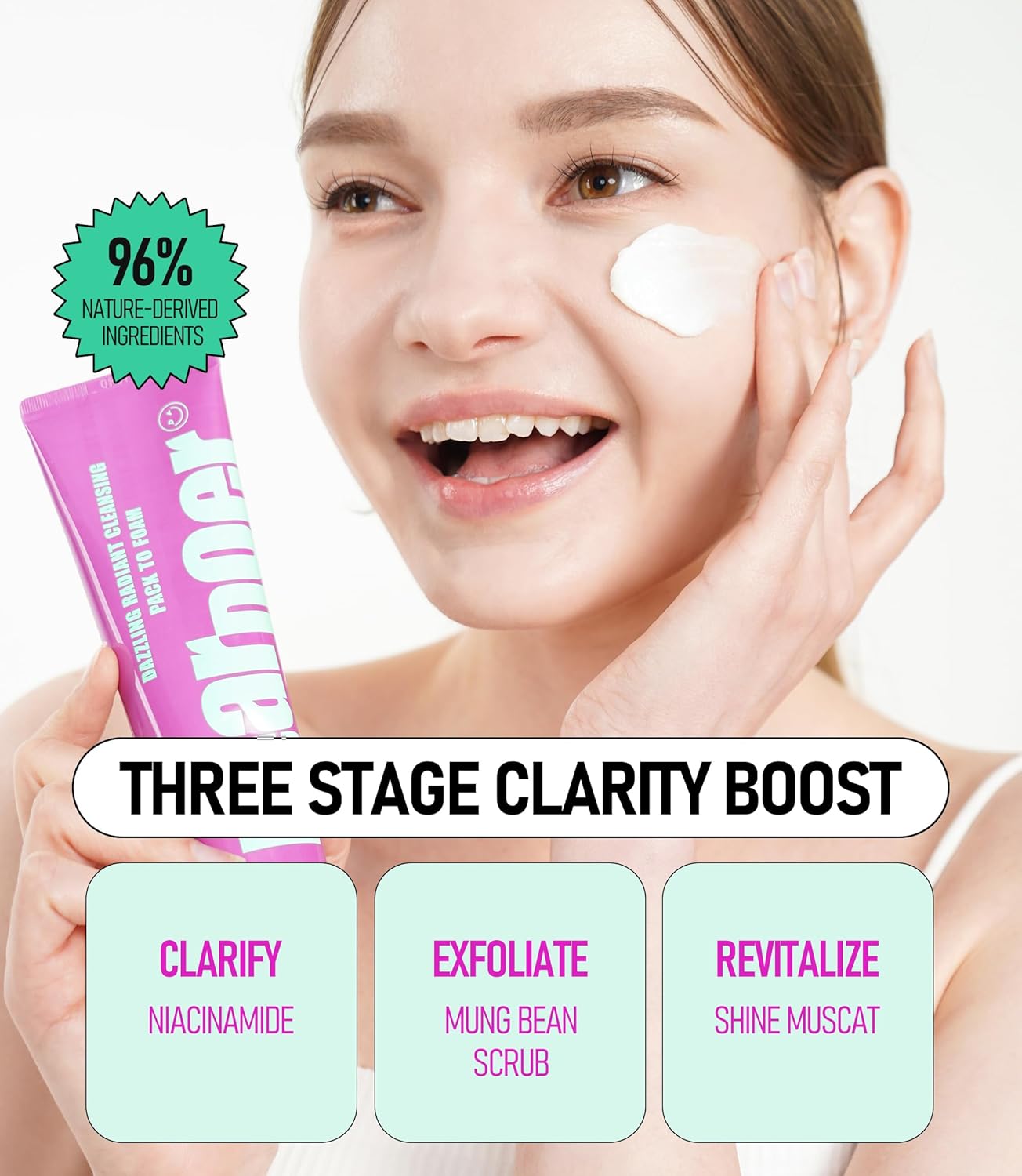 [Dear Doer] Dazzling Radiant Cleansing Pack To Foam 100ml
