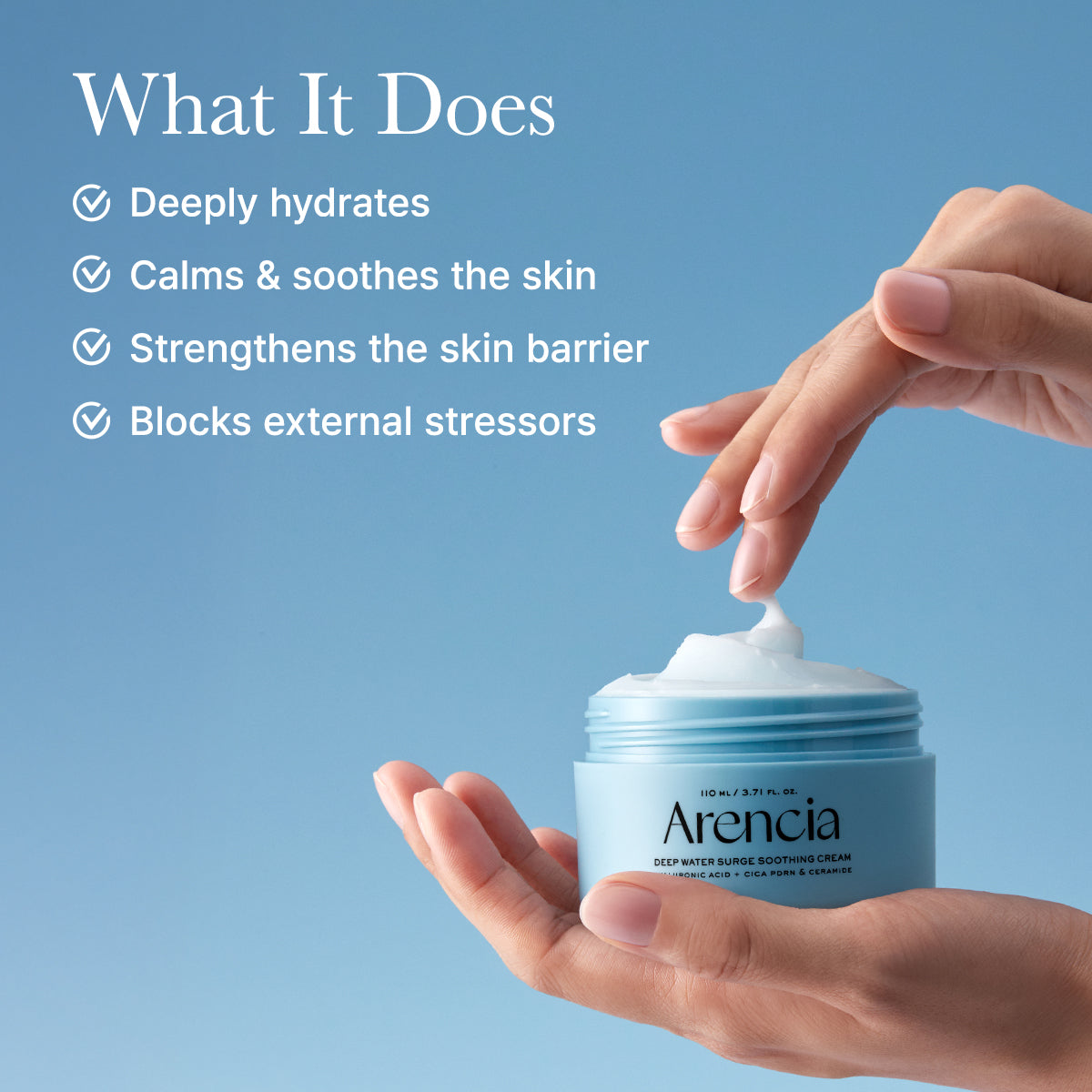 [ARENCIA] Cica PDRN Deep Water Surge Soothing Cream 110ml
