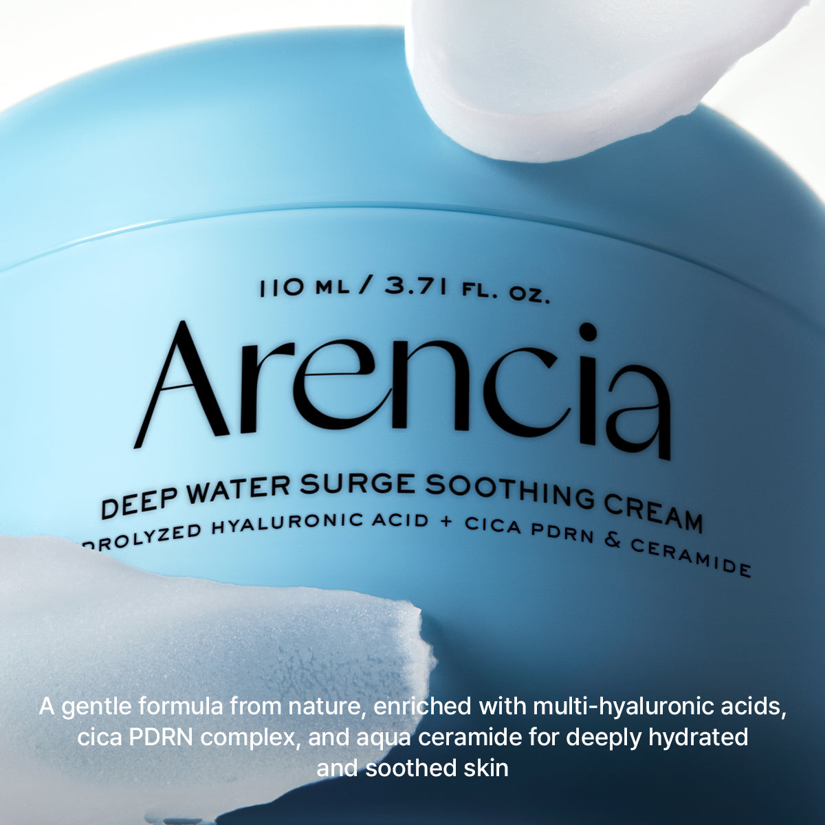 [ARENCIA] Cica PDRN Deep Water Surge Soothing Cream 110ml