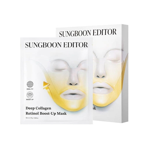 *TIME DEAL*[SUNGBOON EDITOR] Deep Collagen Retinol Boost Up Mask Set (4ea)