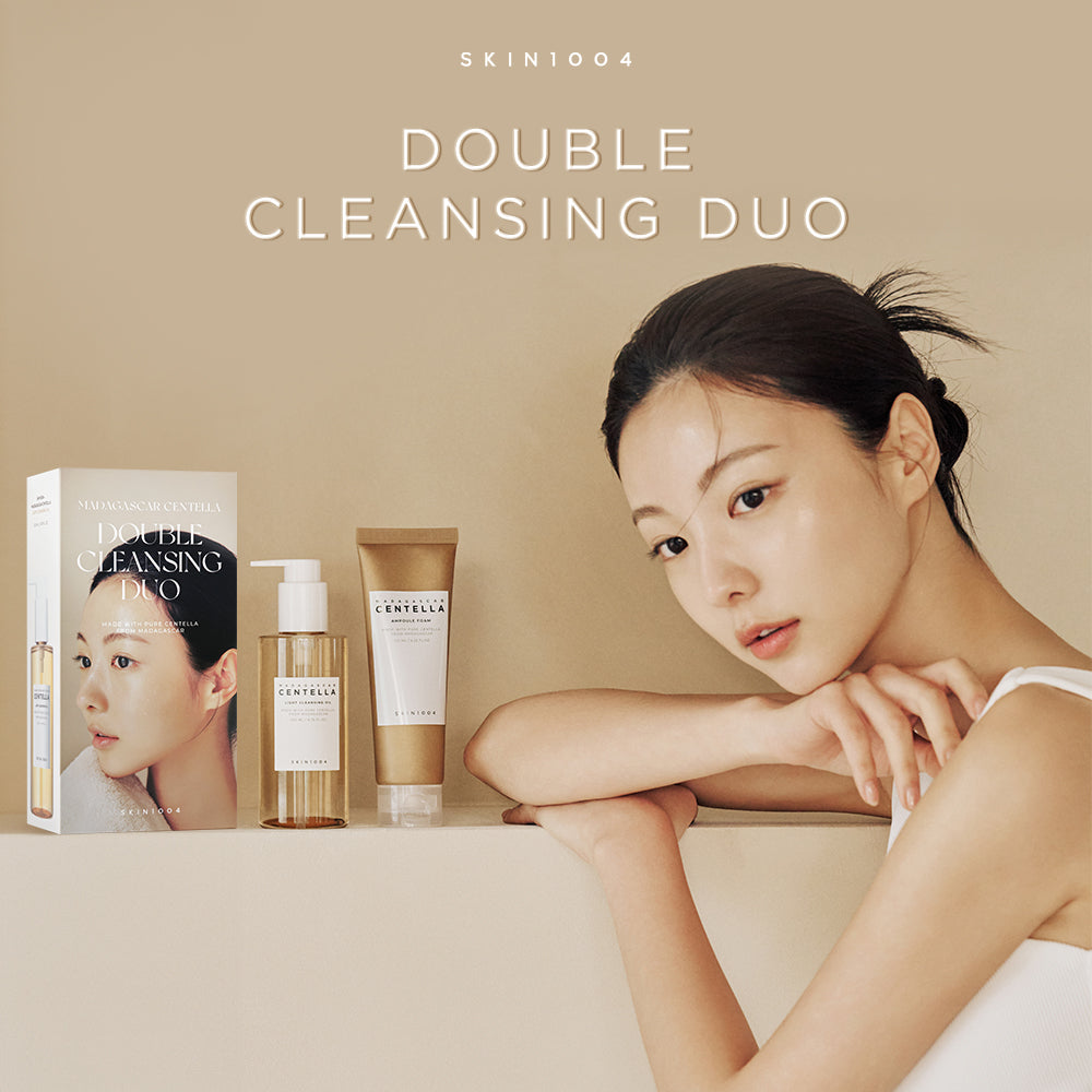 [SKIN1004] Madagascar Centella Double Cleansing Duo Set (Cleansing Oil+Ampoule Foam)
