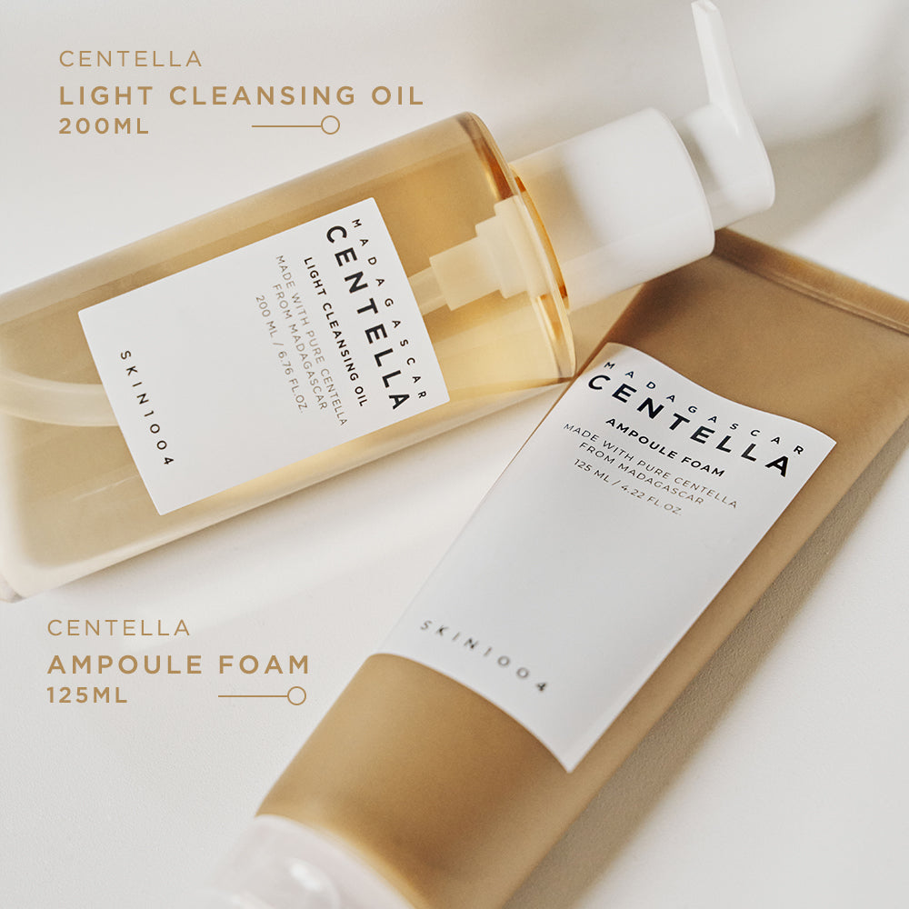 [SKIN1004] Madagascar Centella Double Cleansing Duo Set (Cleansing Oil+Ampoule Foam)