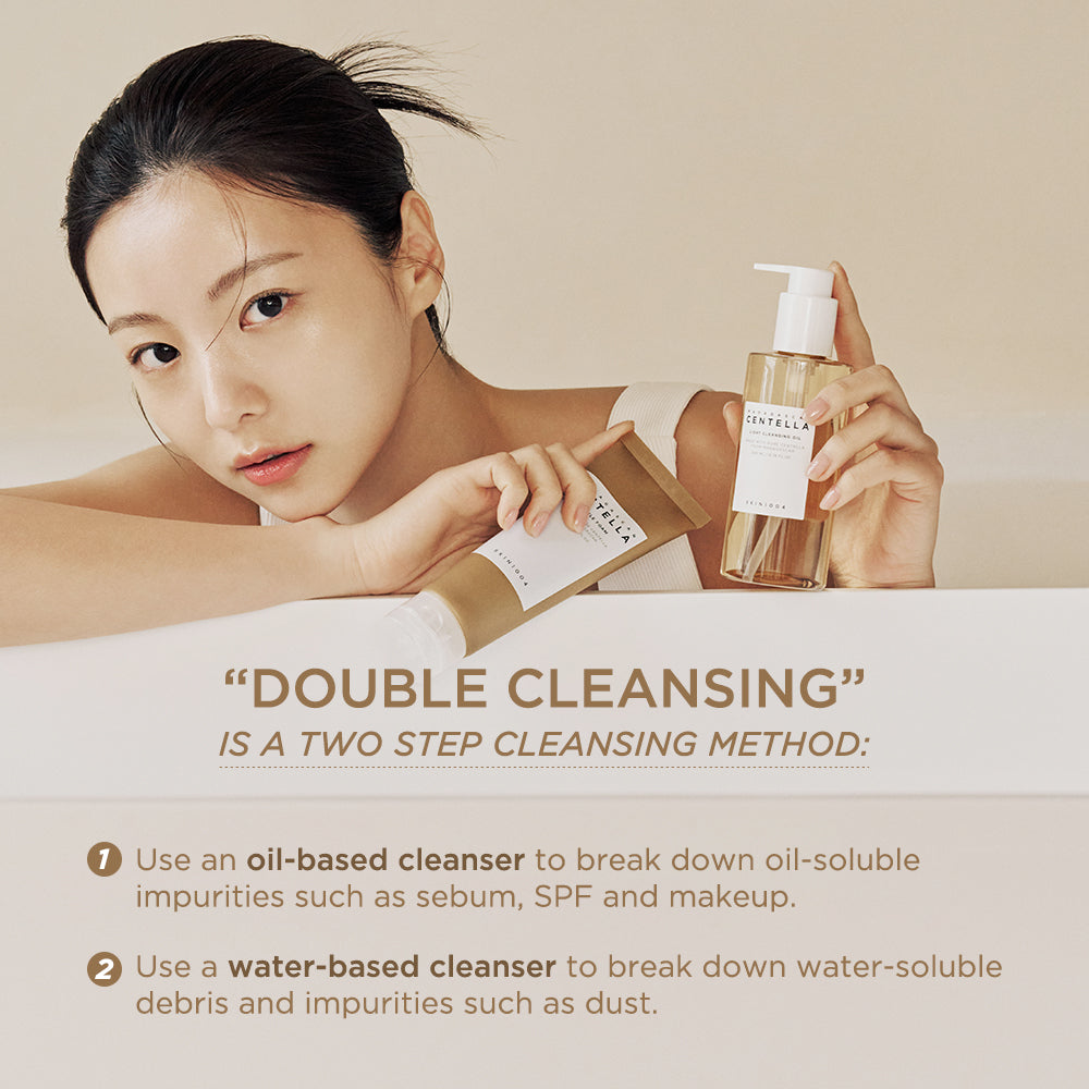 [SKIN1004] Madagascar Centella Double Cleansing Duo Set (Cleansing Oil+Ampoule Foam)