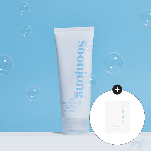 [Etude] *renew* SoonJung Foam Cleanser 150ml + Free Gift