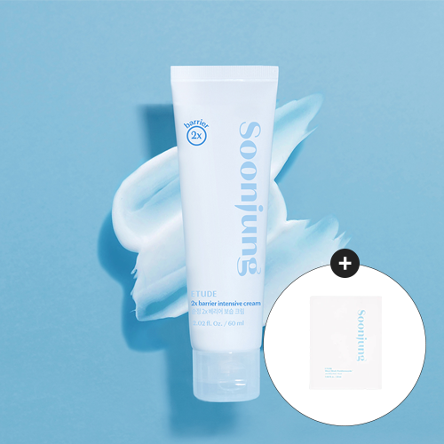 [Etude] *renew* SoonJung 2x Barrier Intensive Cream 60ml + Free Gift