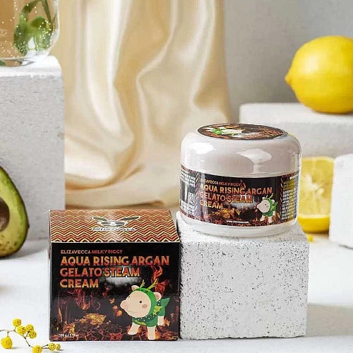 [Elizavecca] Aqua Rising Argan Gelato Steam Cream 100ml