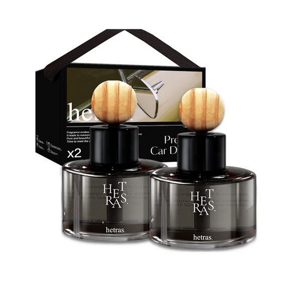 [hetras] Premium Car Diffuser 77ml (2ea) (5 types)