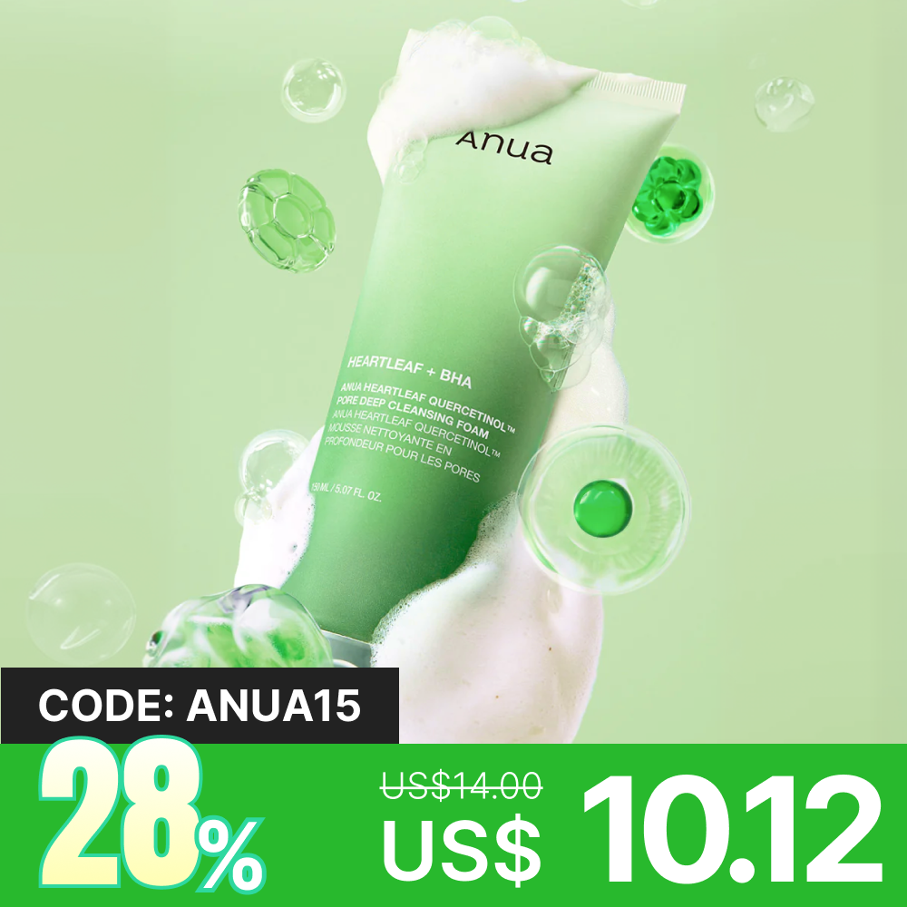 [Anua] Heartleaf Quercetinol Pore Deep Cleansing Foam 150ml
