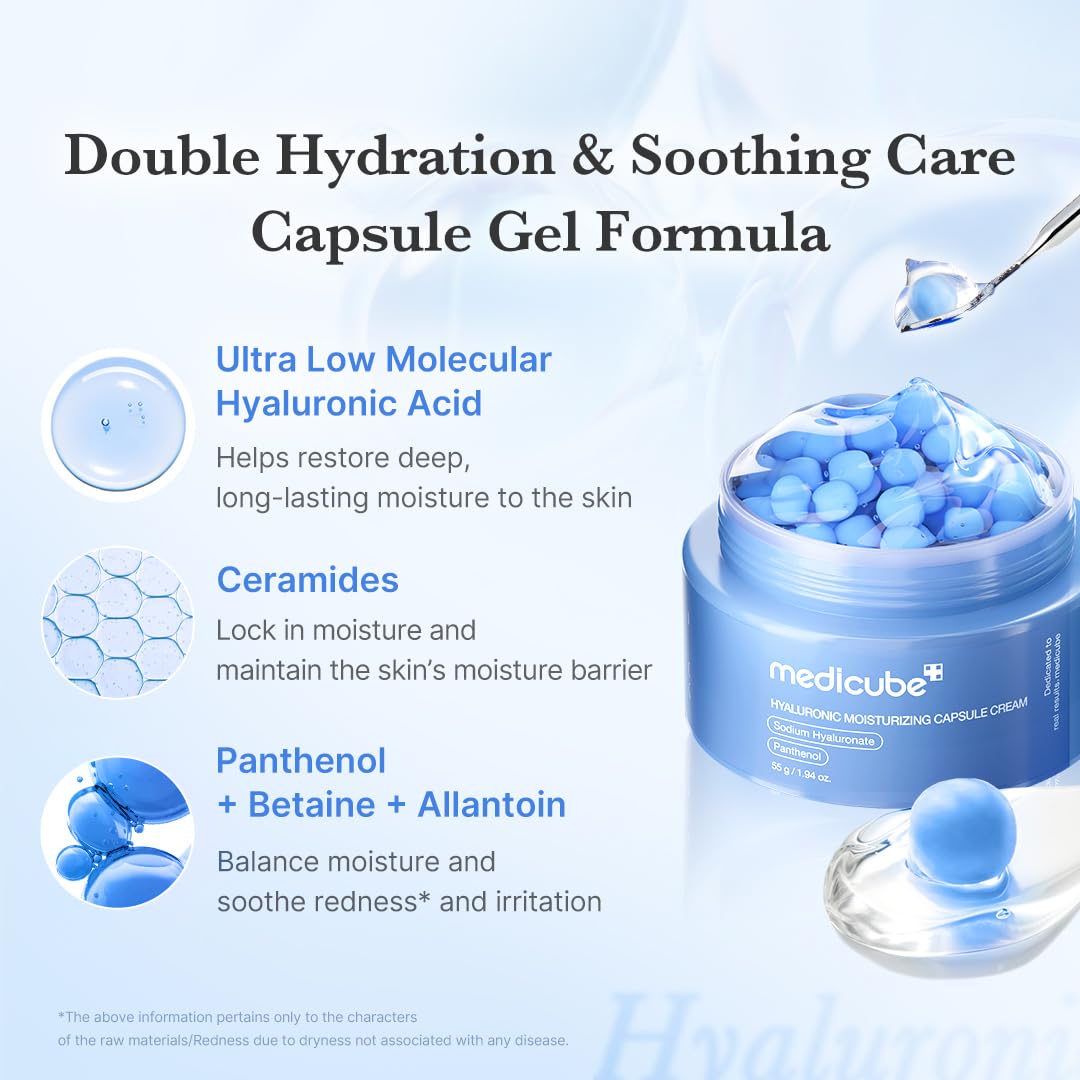 [MEDICUBE] Hyaluronic Moisturizing Capsule Cream 55ml