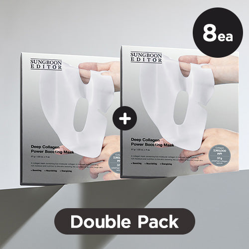 *Double Pack*[SUNGBOON EDITOR] Deep Collagen Power Boosting Mask (4ea*2)