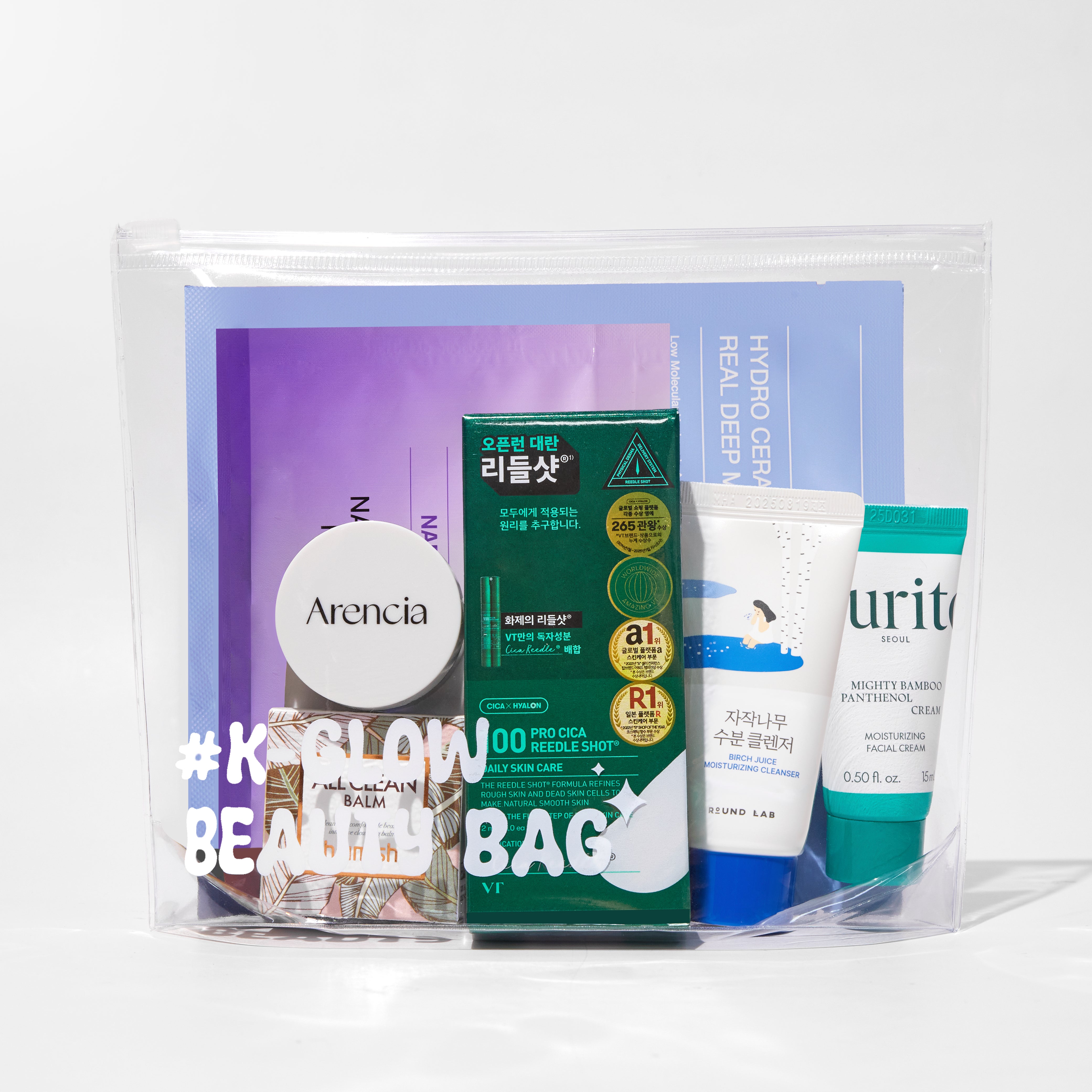 [MOIDA] K-Beauty Glow Bag (7 Items + Pouch)