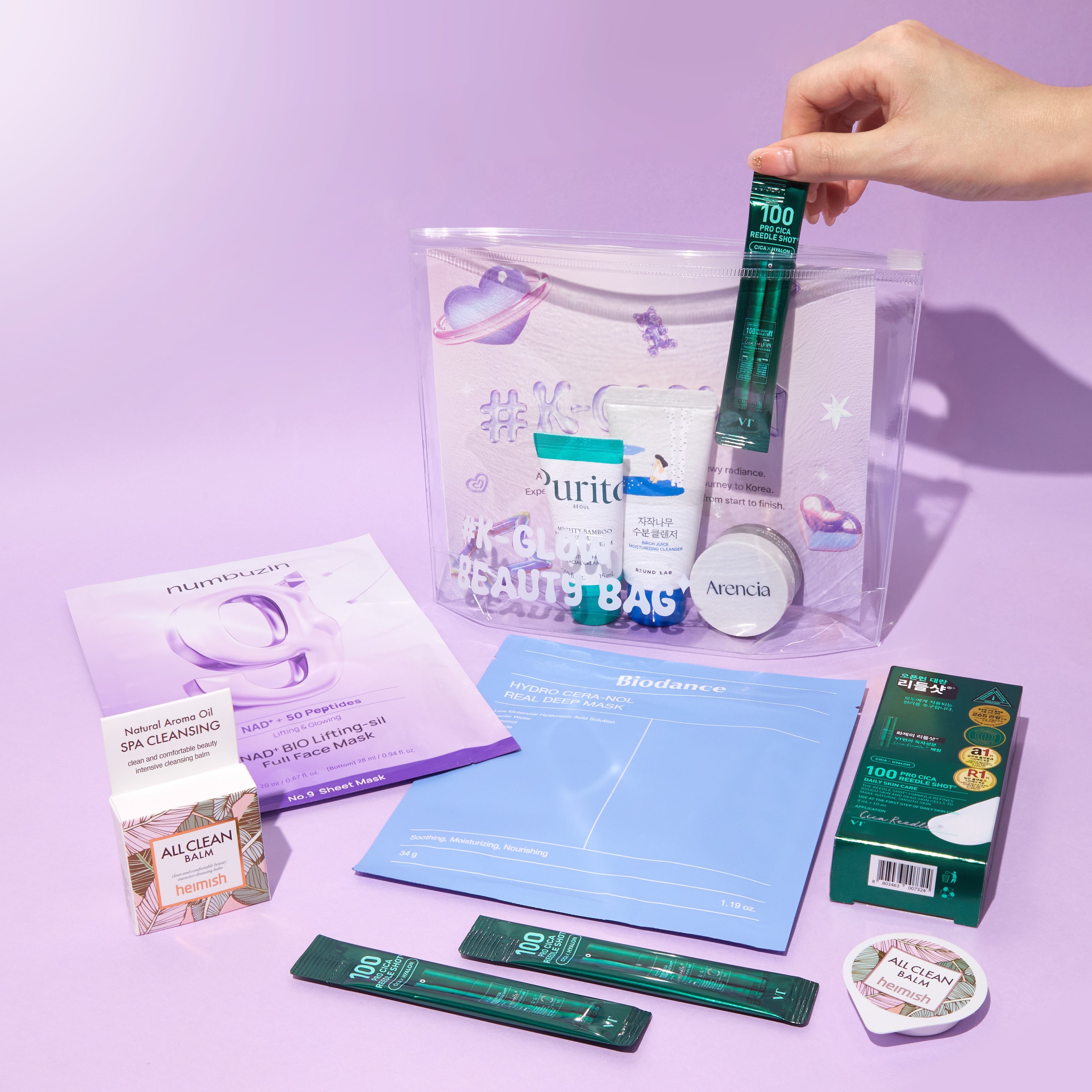 FREE GIFT [MOIDA] K-Beauty Glow Bag (7 Items + Pouch) (100% off)