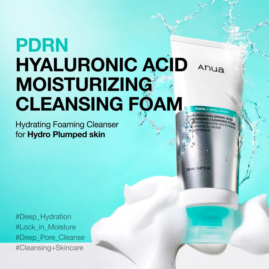 [Anua] PDRN Hyaluronic Acid Moisturizing Cleansing Foam 150ml