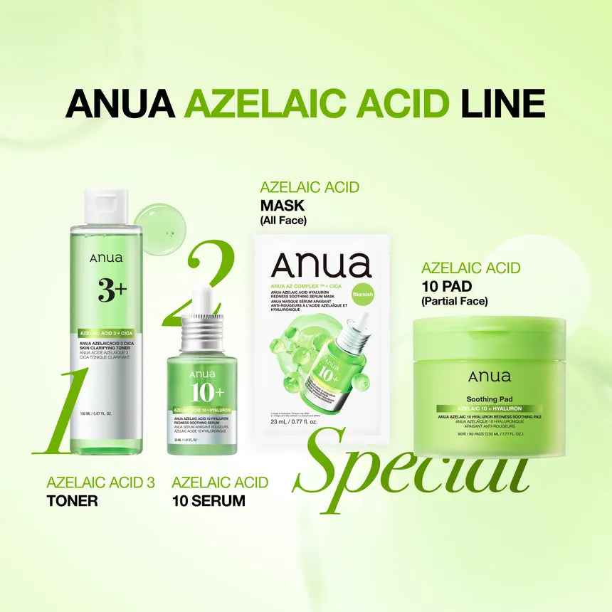 [Anua] Azelaic Acid Hyaluron Redness Soothing Serum Mask 23ml (1ea)
