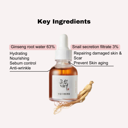 [Beauty of Joseon] Revive Serum : Ginseng+Snail Mucin 30ml