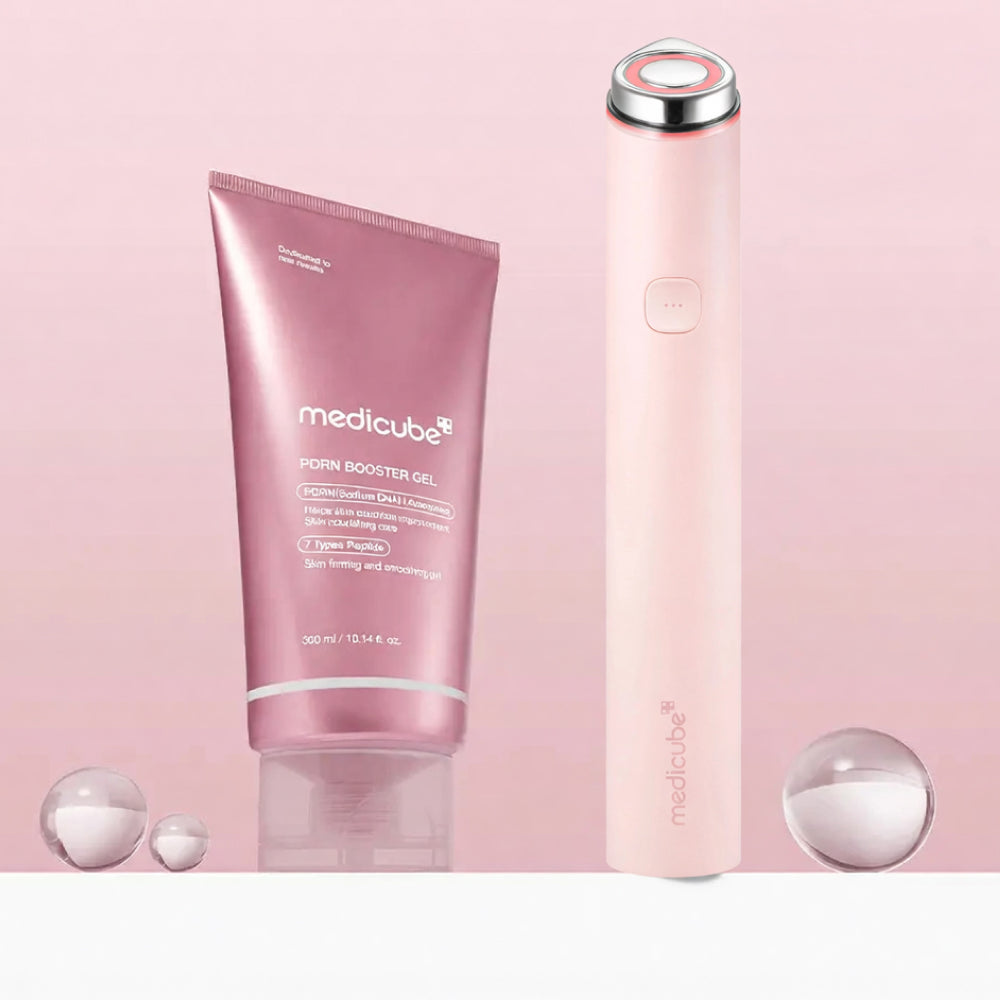 MOIDA SET [MEDICUBE] My First Beauty Device Set (AGE-R Booster Pro Mini Plus + Gel Cream)