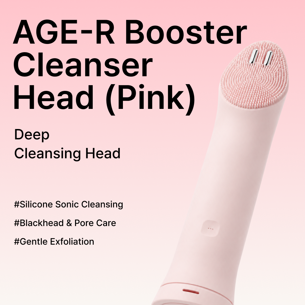 MOIDA SET [MEDICUBE] AGE-R Glass Skin Care Routine for Dull & Dehydrated Skin #Pink (AGE-R Booster Pro Mini Plus + AGE-R Booster Cleanser + Cleansing Foam + Gel Cream) *Special Price*