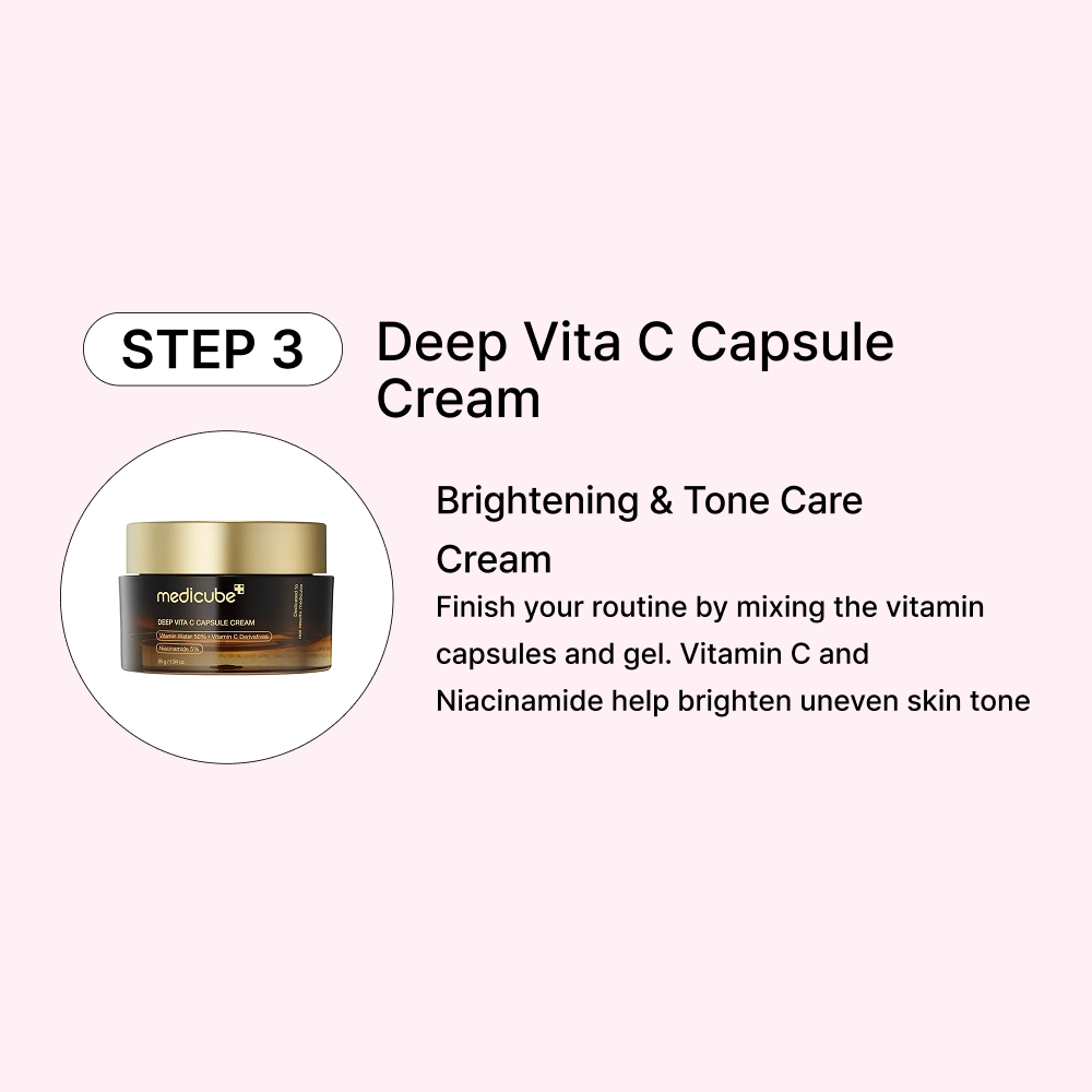 MOIDA BOX [MEDICUBE] Beginner Routine Box for Glow & Poreless Skin (Zero Pore Pad + PDRN Serum + Vita C Cream) *Special Price*