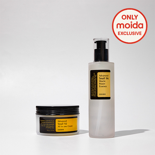 *MOIDA SET* [COSRX] Snail 96 Mucin Power Essence & Cream Set