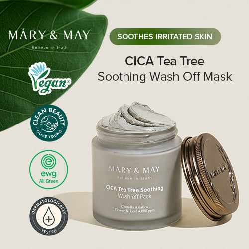 [Mary&May] Cica TeaTree Soothing Wash off Pack 125ml