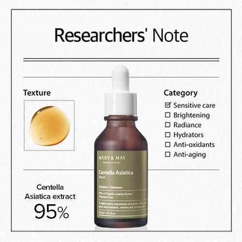 [Mary&May] Centella Asiatica Serum 30ml