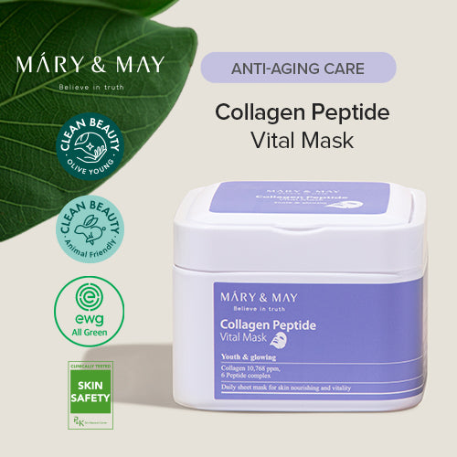 [Mary&May] Collagen Peptide Vital Mask (30ea)