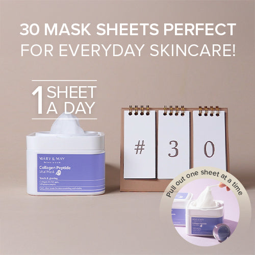 [Mary&May] Collagen Peptide Vital Mask (30ea)