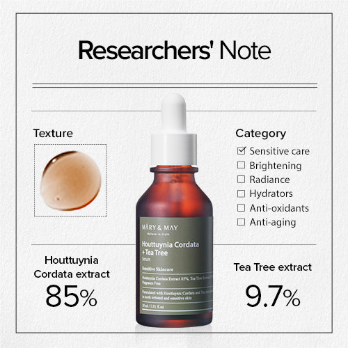 [Mary&May] Houttuynia Cordata +Tea Tree Serum 30ml
