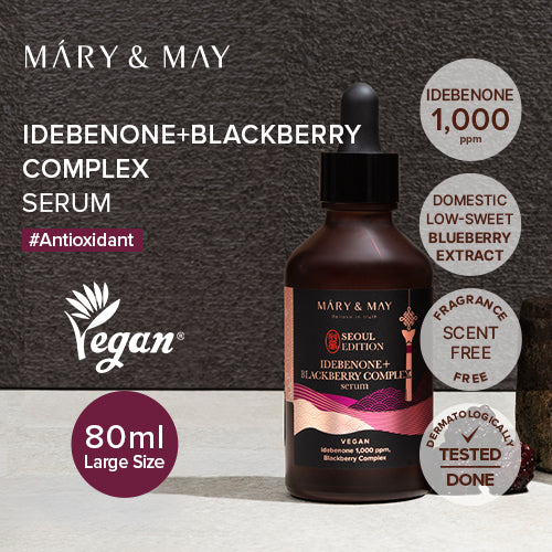 [Mary&May] *Seoul Edition* Idebenone+Blackberry Complex Serum 80ml