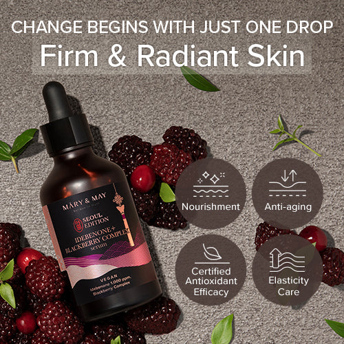 [Mary&May] *Seoul Edition* Idebenone+Blackberry Complex Serum 80ml