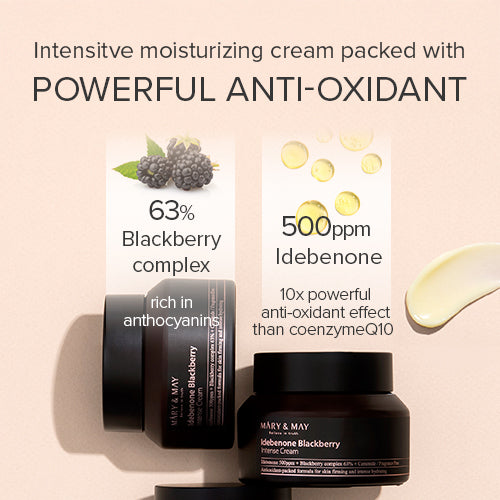 Mary & May Idebenone + Blackberry Complex Intense Cream – MOIDA