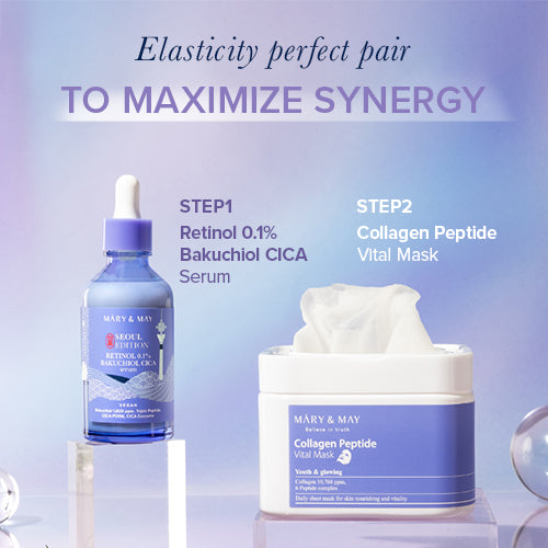 [Mary&May] *Seoul Edition* Retinol 0.1% Bakuchiol Cica Serum 80ml