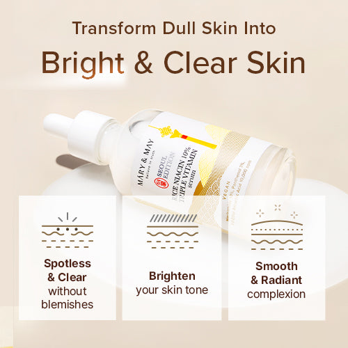 [Mary&May] *Seoul Edition* Rice niacin 10% Triple Vitamin Serum 80ml