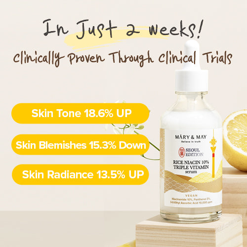 [Mary&May] *Seoul Edition* Rice niacin 10% Triple Vitamin Serum 80ml