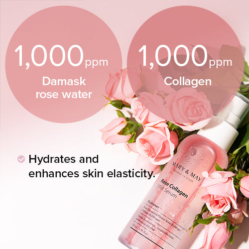 [Mary&May] Rose Collagen Mist Serum 100ml
