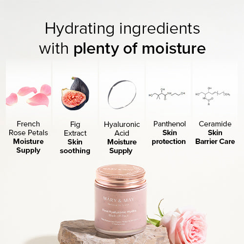 [Mary&May] Rose Hyaluronic Hydra Wash off Pack 125ml