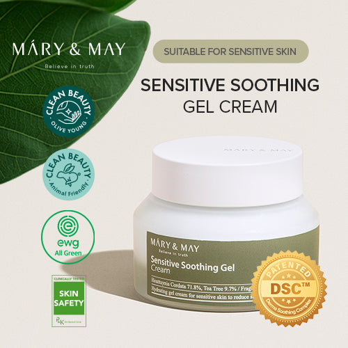 [Mary &amp; May] Gel Calmante Sensible Crema Antimanchas